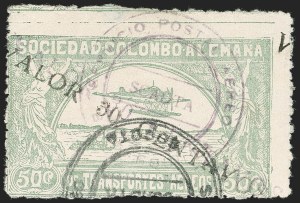 Sale 1213, Lot 658, 1921-23 Provisional Surcharges (by Colomphil No.)