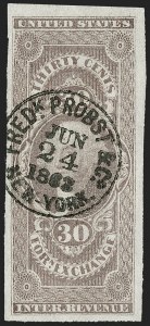 Sale 1217, Lot 1384, Revenues - First Issue