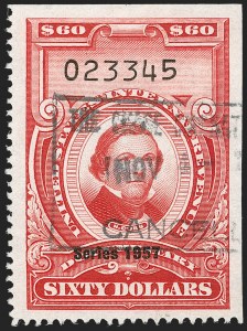 Sale 1217, Lot 1455, Revenues - Documentary