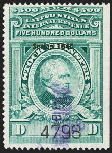 Sale 1217, Lot 1467, Revenues - Proprietary, Stock Transfer