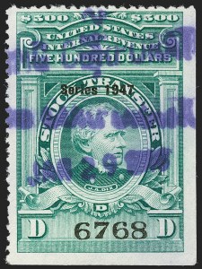 Sale 1217, Lot 1468, Revenues - Proprietary, Stock Transfer
