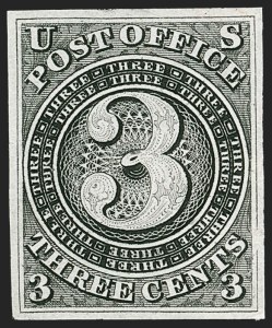 Sale 1217, Lot 501, 3c 1851-57 Issues - Essays and Proofs