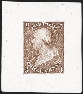 Sale 1217, Lot 506, 3c 1851-57 Issues - Essays and Proofs