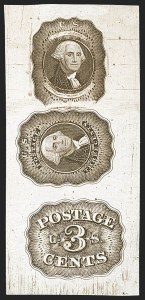 Sale 1217, Lot 508, 3c 1851-57 Issues - Essays and Proofs