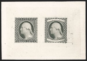 Sale 1217, Lot 512, 3c 1851-57 Issues - Essays and Proofs