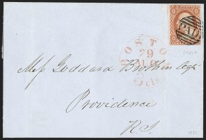 Sale 1217, Lot 517, 3c 1851-57 Issues - Imprint Positions