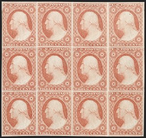 Sale 1217, Lot 519, 3c 1851-57 Issues - Imprint Positions