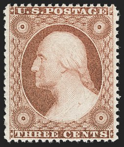 Sale 1217, Lot 535, 3c 1851-57 Issues - Perforated Issue