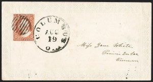 Sale 1217, Lot 543, 3c 1851-57 Issues - Shades