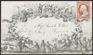 Sale 1217, Lot 564, 3c 1851-57 Issues - Illustrated, Advertising and Campaign Covers