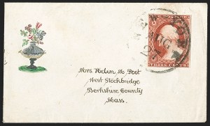 Sale 1217, Lot 565, 3c 1851-57 Issues - Illustrated, Advertising and Campaign Covers