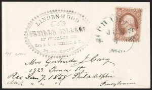 Sale 1217, Lot 567, 3c 1851-57 Issues - Illustrated, Advertising and Campaign Covers