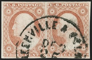 Sale 1217, Lot 598, 3c 1851-57 Issues - Railroads and Waterways