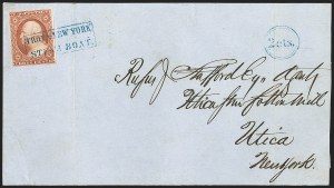 Sale 1217, Lot 616, 3c 1851-57 Issues - Railroads and Waterways