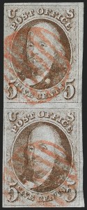 Sale 1217, Lot 669, 1847 Issue (Scott 1-2)