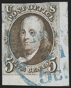 Sale 1217, Lot 670, 1847 Issue (Scott 1-2)