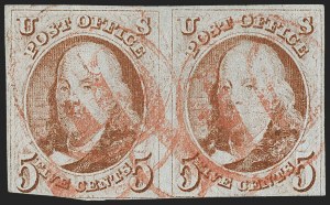 Sale 1217, Lot 671, 1847 Issue (Scott 1-2)