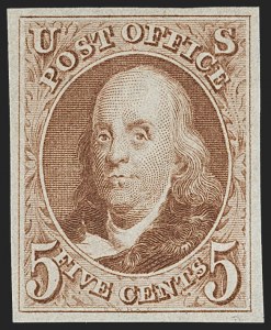 Sale 1217, Lot 685, 1875 Reproduction of 1847 Issue (Scott 3-4)
