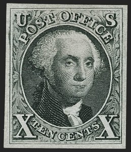 Sale 1217, Lot 691, 1875 Reproduction of 1847 Issue (Scott 3-4)