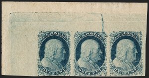 Sale 1217, Lot 705, 1c 1851-56 Issue (Scott 6-9)