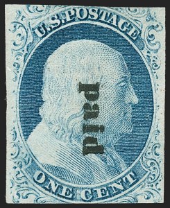 Sale 1217, Lot 716, 1c 1851-56 Issue (Scott 6-9)