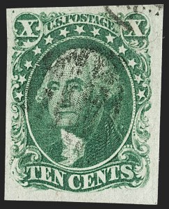 Sale 1217, Lot 736, 3c-12c 1851-56 Issue (Scott 10-17)