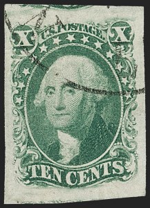 Sale Number 1217, Lot Number 738, 3c-12c 1851-56 Issue (Scott 10-17)