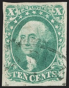Sale 1217, Lot 742, 3c-12c 1851-56 Issue (Scott 10-17)
