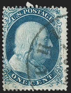 Sale 1217, Lot 754, 1c-3c 1857-60 Issue (Scott 18-26A)