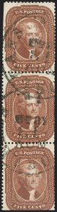 Sale 1217, Lot 769, 5c 1857-60 Issue (Scott 27-30A)