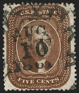 Sale 1217, Lot 779, 5c 1857-60 Issue (Scott 27-30A)