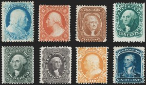 Sale 1217, Lot 797, 1875 Reprint of 1857-60 Issue (Scott 40-47)