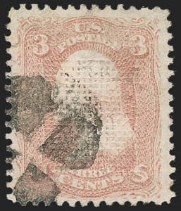 Sale 1217, Lot 851, 1867-68 Grilled Issue (Scott 79-101)