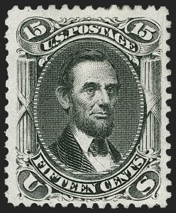 Sale 1217, Lot 875, 1875 Re-Issue of 1861-66 Issue (Scott 102-111)