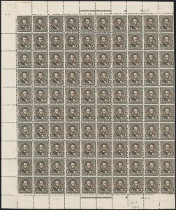 Sale 1217, Lot 981, 1890-93 Issue (Scott 219-229)