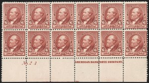 Sale 1217, Lot 982, 1890-93 Issue (Scott 219-229)