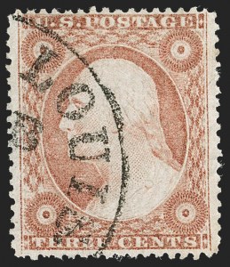 Sale 1219, Lot 108, 3c 1857-60 Issue (Scott 25-26A)