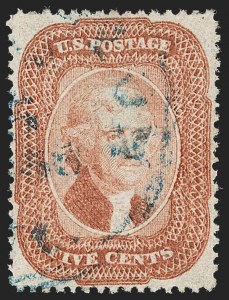 Sale 1219, Lot 112, 5c 1857-60 Issue (Scott 27-30A)