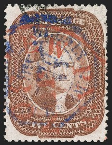 Sale Number 1219, Lot Number 113, 5c 1857-60 Issue (Scott 27-30A)