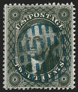 Sale 1219, Lot 132, 10c-12c 1857-60 Issue (Scott 31-36B)