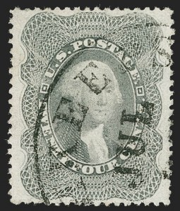 Sale 1219, Lot 135, 24c-90c 1860 Issue (Scott 37-39)