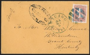 Sale 1219, Lot 164, 1861-66 Issue, cont. (Scott 64-66)