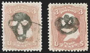 Sale 1219, Lot 173, 1861-66 Issue, cont. (Scott 64-66)