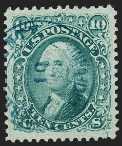 Sale 1219, Lot 242, 1867-68 Grilled Issue (Scott 79-101)