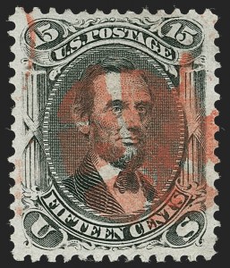 Sale 1219, Lot 245, 1867-68 Grilled Issue (Scott 79-101)