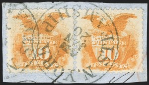 Sale 1219, Lot 300, 6c-15c 1869 Pictorial Issue (Scott 115-119)