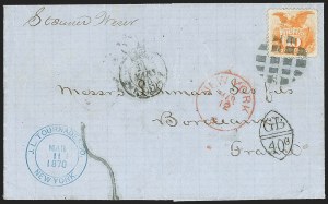 Sale 1219, Lot 301, 6c-15c 1869 Pictorial Issue (Scott 115-119)