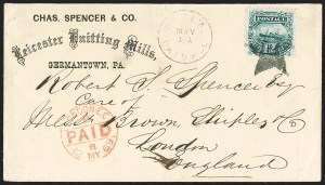 Sale 1219, Lot 305, 6c-15c 1869 Pictorial Issue (Scott 115-119)