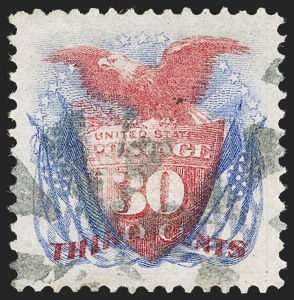 Sale 1219, Lot 314, 24c-90c 1869 Pictorial Issue (Scott 120-122)