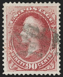 Sale 1219, Lot 343, 1870-71 National Bank Note Co. Grilled Issue (Scott 134-144)